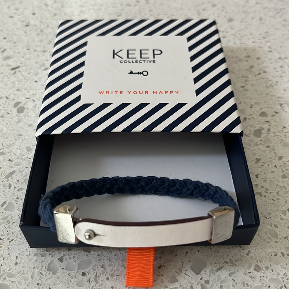 Keep Collective Braided Navy Bracelet